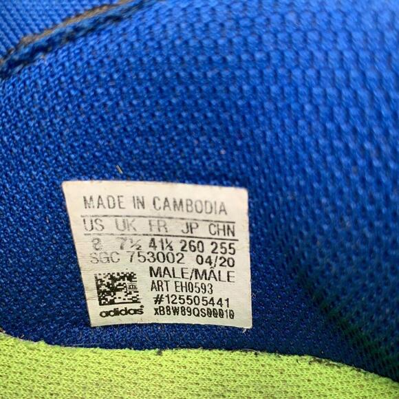 Adidas Nemeziz Messi 19.4 FG/AG Soccer Cleats Royal Blue EH0593 Men 8 US - Picture 7 of 9
